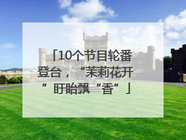 10个节目轮番登台，“茉莉花开”盱眙飘“香”