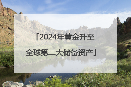 2024年黄金升至全球第二大储备资产