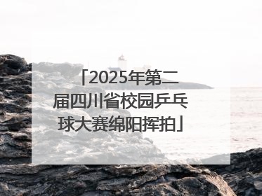 2025年第二届四川省校园乒乓球大赛绵阳挥拍