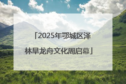 2025年鄂城区泽林旱龙舟文化周启幕