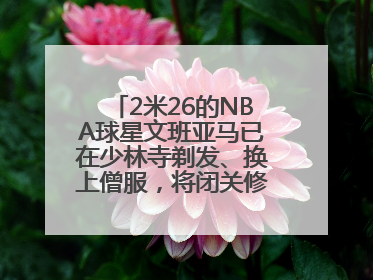 2米26的NBA球星文班亚马已在少林寺剃发、换上僧服，将闭关修行10天！少林寺回应：人在寺里