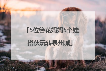5位簪花妈妈5个娃 搭伙玩转泉州城