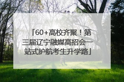 60+高校齐聚！第三届辽宁融媒高招会一站式护航考生升学路
